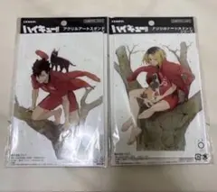 ハイキュー コスパ 限定 アクリルアートスタンド 黒尾 孤爪研磨　2点