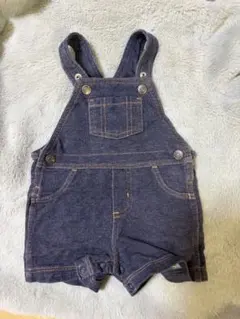 デニム風オーバーオール