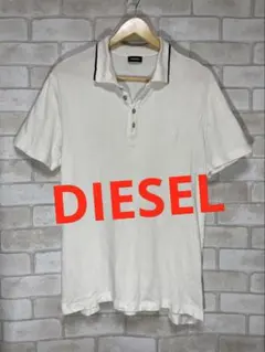 【DIESEL】ディーゼル　刺繍ロゴ　鳳凰　半袖　ポロシャツのサムネイル