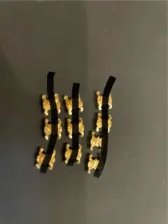 ゴールド犬の骨型風ネイルパーツ 15個セット