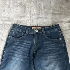 ウララサッソーン ストレート デニムパンツ ジーンズ 裏起毛 防寒 サッソーン