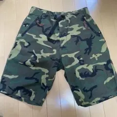 johnbull ★ジョンブル　迷彩カモフラ柄 カーゴハーフパンツ　Lのサムネイル