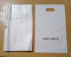 DECORTE コスメデコルテ ショッパー　ビニール袋＆包紙セットのサムネイル