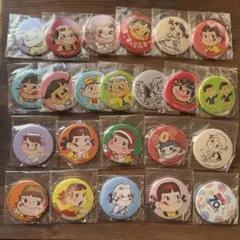 2021年限定！歴代ペコちゃんカプセル缶バッジコレクション 23個 コンプリート