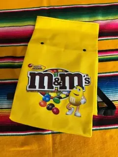 m&m's★黄色★エムアンドエムズ★リュック　バッグ★ナイロン★アメリカン雑貨