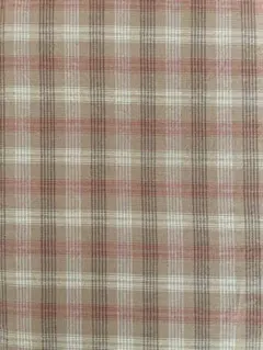 先染め チェック コットン生地