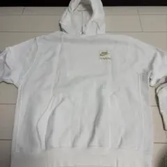 NIKE ホワイト フード付きパーカー