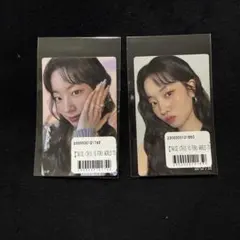 TWICE　THIS IS FOR オンラインくじ ダヒョン カード 2枚セット