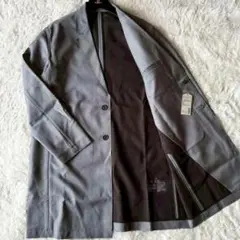 新品タグ付✨ムジラボ レーヨン ボンディング ロングコート 機能性 XL グレー