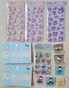 サンリオ SANRIO シール ステッカー ポストカード カード 文房具 非売品