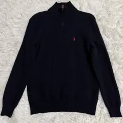 ハーフジップ ニット