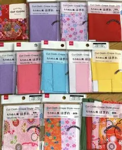 ちりめん風はぎれ　和風小物用