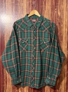 『Wrangler』 ウエスタン ネルシャツ チェック 3XL BIGMANのサムネイル