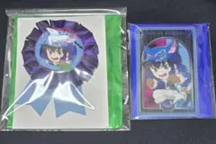 鬼滅の刃 ハロウィン 2025 コサージュ缶バッジ 嘴平伊之助　メタリックカード