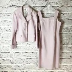 2040:Luemme セットアップ　ジャケットワンピース　入園入学　M〜L