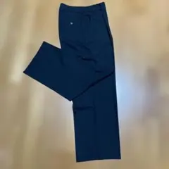 UNIQLO ワイドタックパンツ ブラック Lサイズ　股下69.5cm