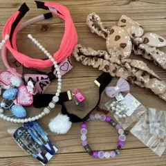 ヘアアクセサリーセット カジュアルデザイン