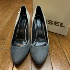 DIESEL デニムポインテッドトゥ ハイヒールのサムネイル