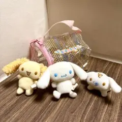 希少品　シナモロール　指人形セット　ビニールハウス