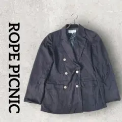 ROPE PICNIC テーラード ジャケット カジュアル (38) ネイビー
