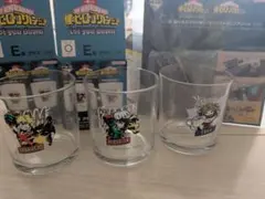 僕のヒーローアカデミア 一番くじ E賞 グラス 3種セット　G賞