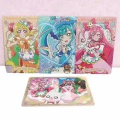 デリシャスパーティプリキュア キラキラカードグミ カード 4枚