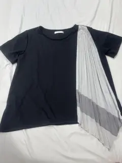 silentworth サイレントワースプリーツデザイン 半袖Tシャツ