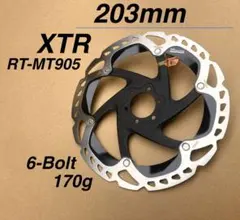 新品!! XTR 180mm/6ボルト / RT-MT905 / shimano - メルカリ
