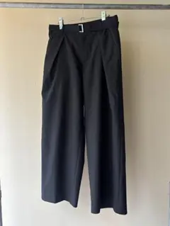 sacai ベルト付きパンツ 25-08107 ブラック sacai ベルト付きパンツ 25-08107 ブラック - メルカリ