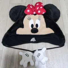 ミニーマウス フリース帽子