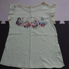 ユニクロ　美品　プリンセス Tシャツ イエロー 120