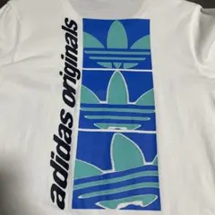 美品　オシャレなadidas originals Tシャツ ホワイト
