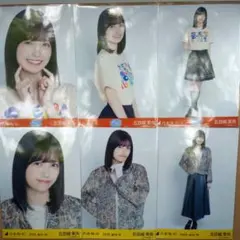 乃木坂46 生写真 五百城茉央 大阪Tシャツ 大阪ver.コーデ 6種コンプのサムネイル