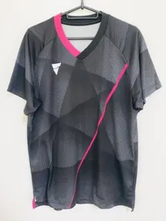 【こいぬ様専用】VICTAS 卓球ユニフォーム　XL　ブラック×ピンクU273