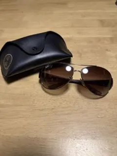 レイバン　RayBan RB3467 ティアドロップ型 サングラス　ケース付