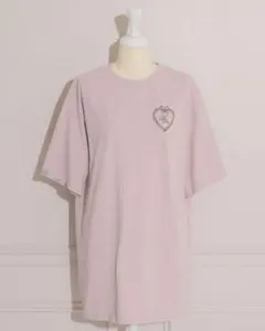 pium shopping bunny オーバーサイズ半袖Tシャツ ピンク - メルカリ