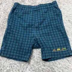 ファミリアパンツ70チェックハーフパンツ