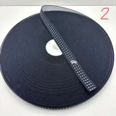 平ゴム　黒　約15mm幅　②