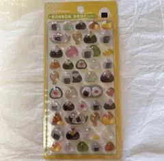 新品未開封 ボンボンドロップシール 和柄シリーズ おにぎり