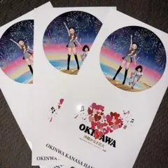 OKINAWA かなさ花火 ステッカー 3枚セット　安室奈美恵