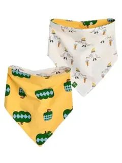 moimoln カボチャ柄スカーフスタイ モイモルン ベビースタイ・よだれかけ