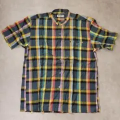 90s vintage マルチカラーチェックシャツ ユニセックス 古着のサムネイル