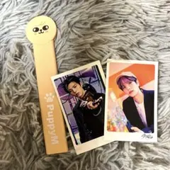 Straykids PuppyM パピーム　SKZOOうちわグリップ&トレカ2枚