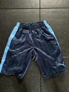 PUMA ネイビー/ライトブルー ハーフパンツ　M