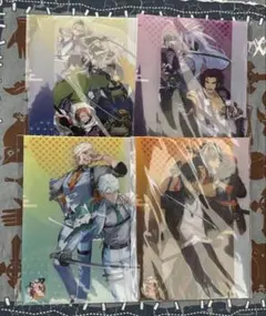 刀剣乱舞 セブンイレブン クリアファイル 4枚セット