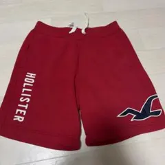 Hollister ショートパンツ レッド　スウェット　裏起毛のサムネイル