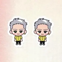 コピー❌ SnowMan スノラボ すのチル ステッカー 岩本照 2枚セット