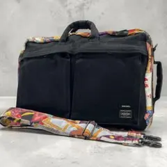 【美品】ポーター ディーゼル 横尾忠則 リュック バッグ 3way ブラック