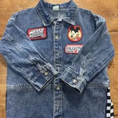 ミッキーマウス デニムつなぎ　LITTC
