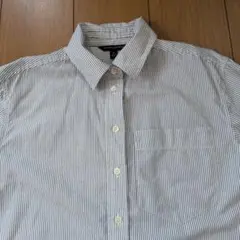 BANANA REPUBLIC ストライプ長袖シャツ S